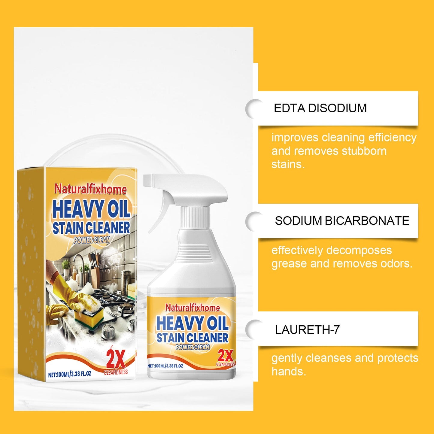 Kitchen Grease Cleaning Spray