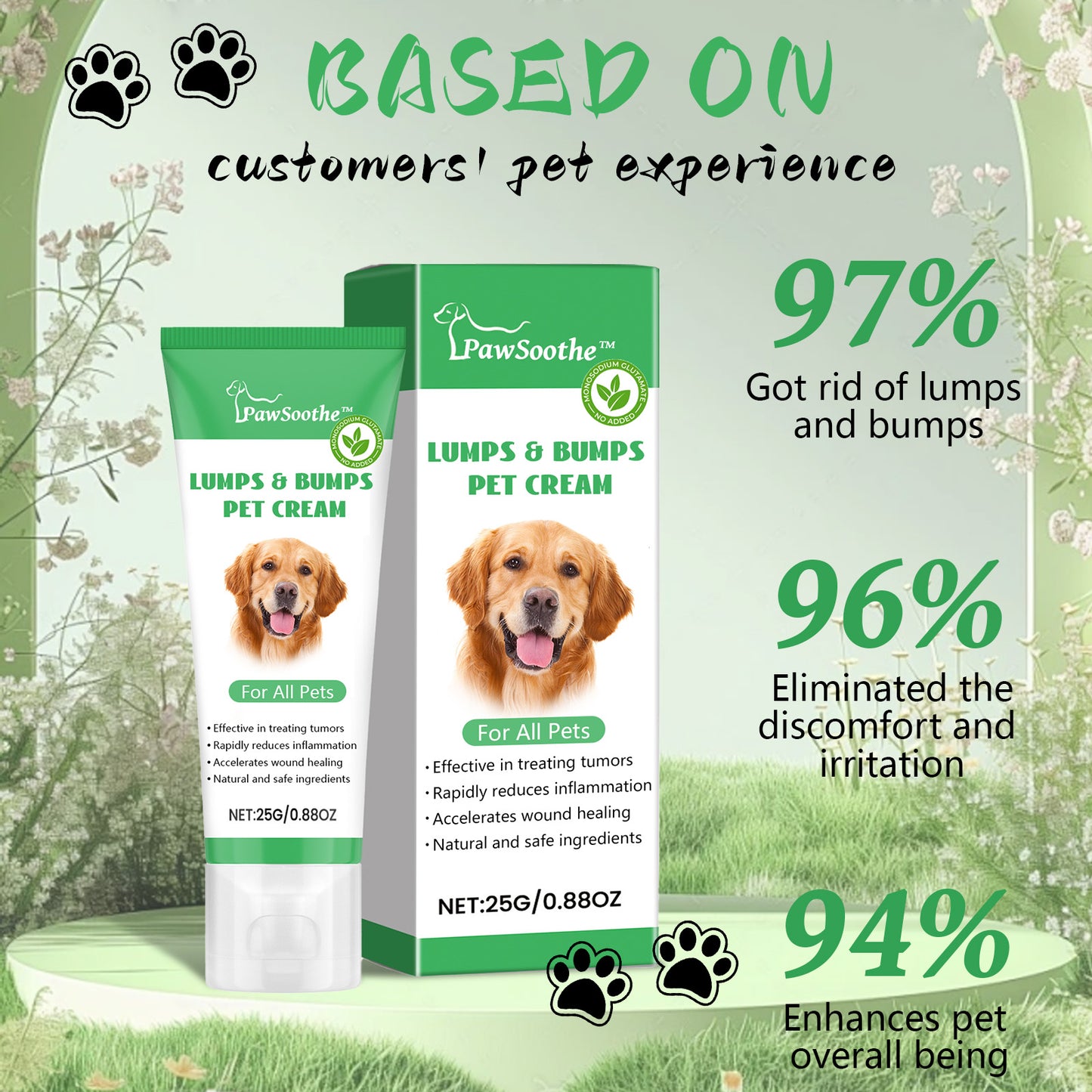 š©āāļø PawSoothe⢠Lumps & Bumps Pet Cream: Comprehensive Treatment for Various Tumors - Prevention + Treatment in One