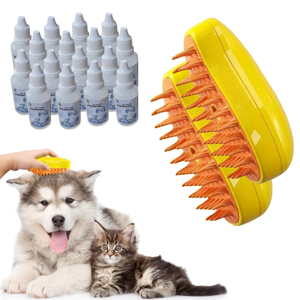 Cozyk™ Patented Exclusive Rechargeable Steam Pet Brush