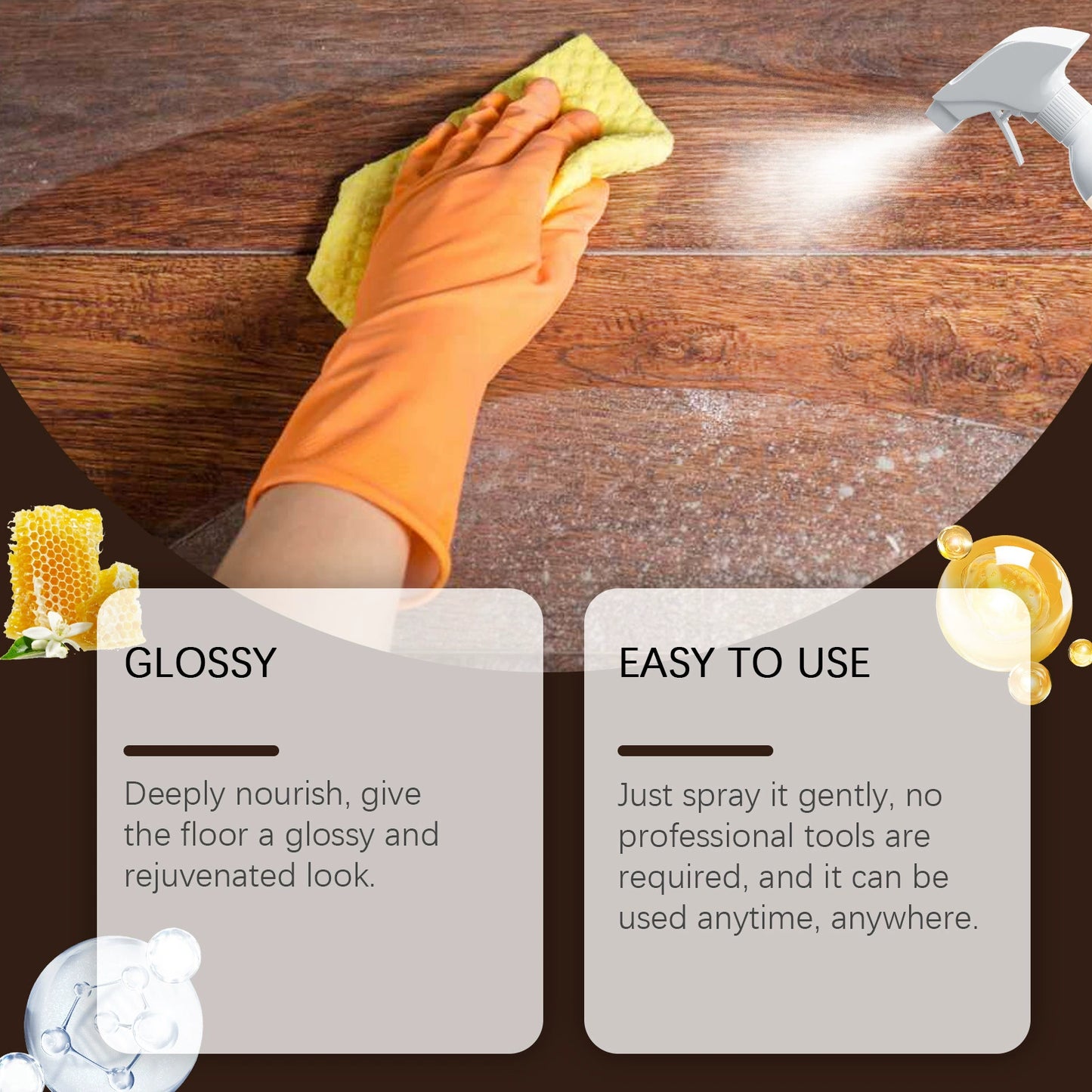 š§“NaturalfixhomeĀ® Wooden Furniture Beeswax Treatment Spray