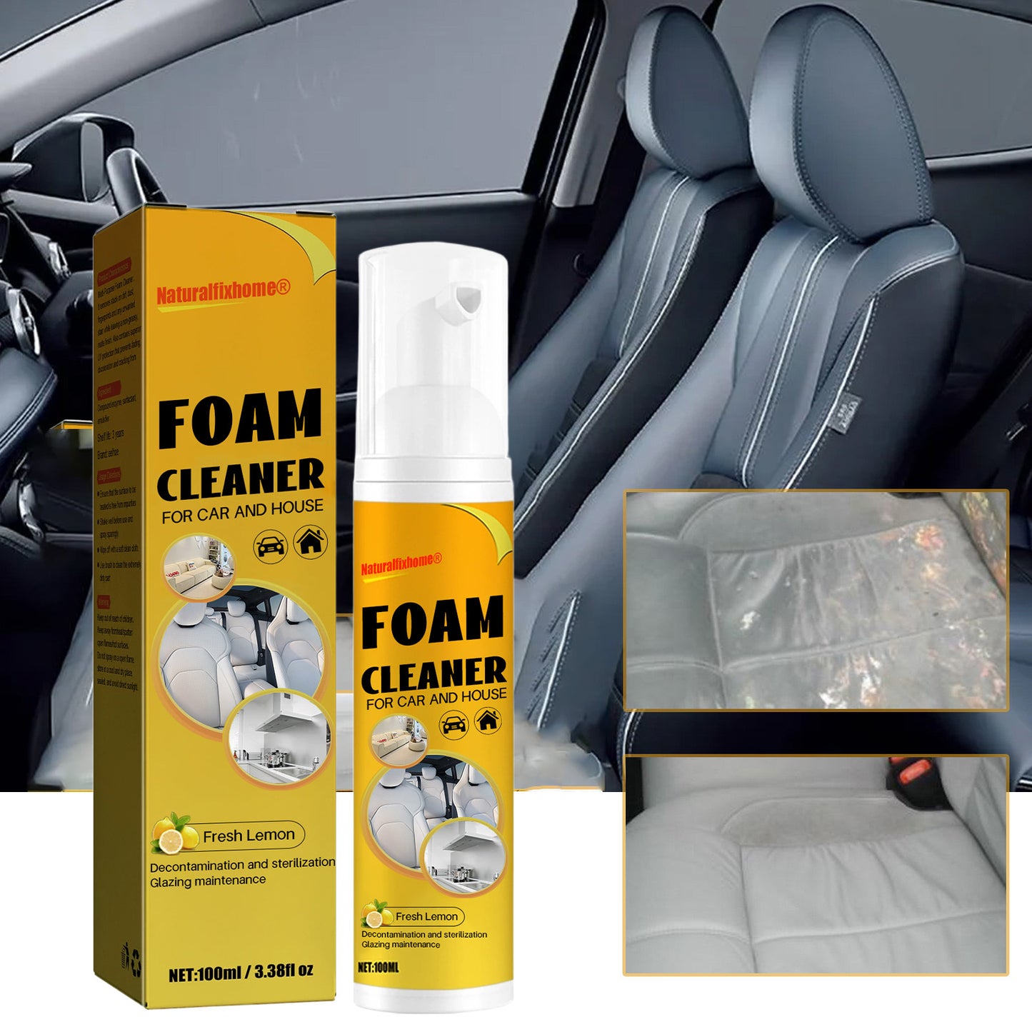 🌟Magical Cleaning Magic🏠Multi-Purpose Foam Cleaner🚗