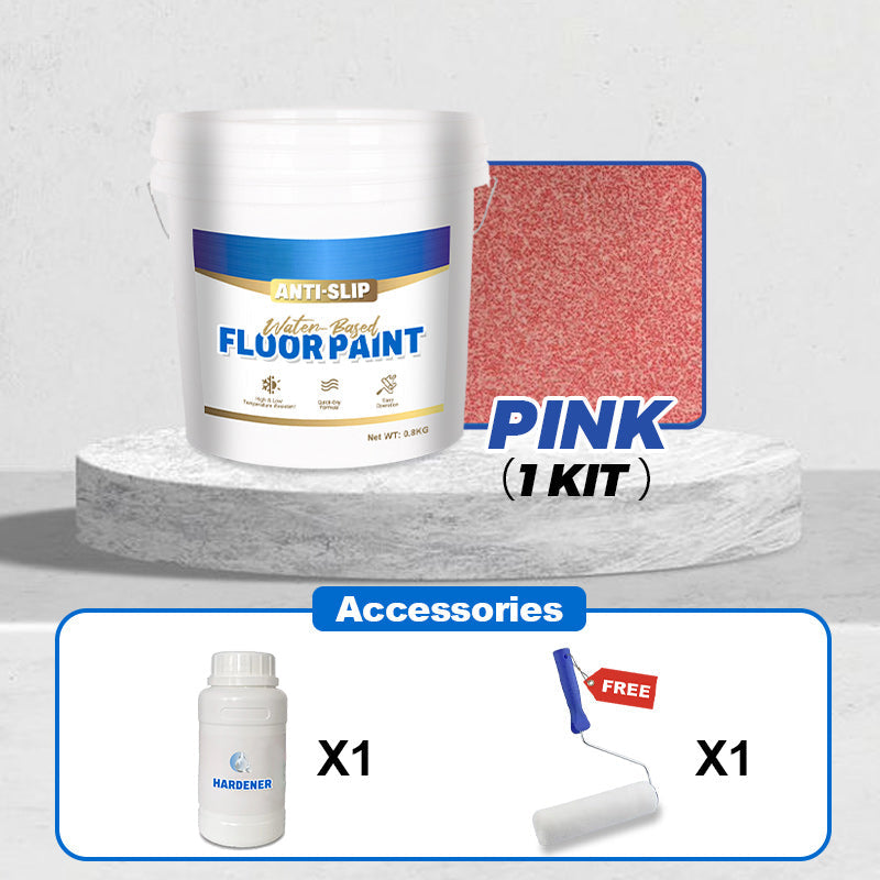 ✨Free brush🎁Wear-Resistant Anti-Slip Self-leveling Epoxy Floor Paint