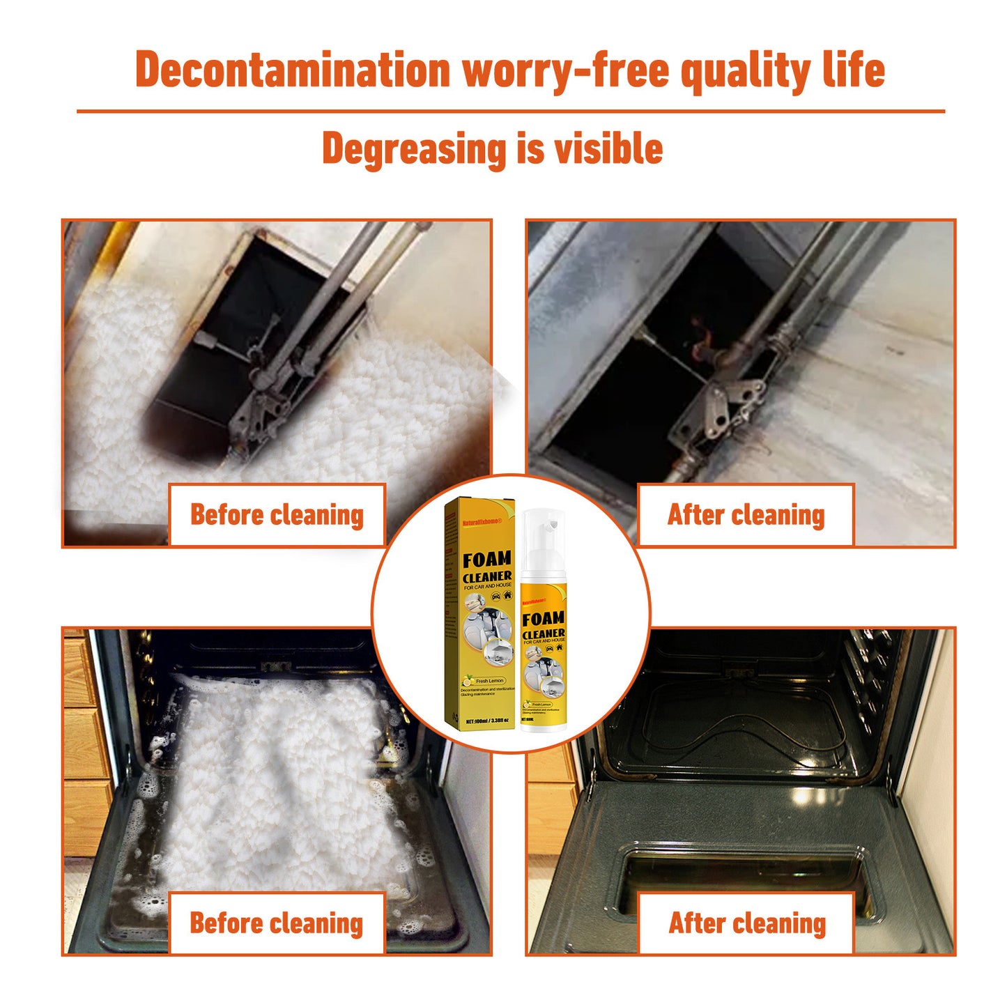 🌟Magical Cleaning Magic🏠Multi-Purpose Foam Cleaner🚗