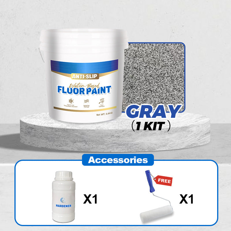 ✨Free brush🎁Wear-Resistant Anti-Slip Self-leveling Epoxy Floor Paint