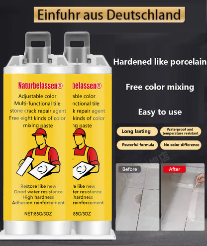 🎨Adjustable Color Multi-Functional Tile Stone Crack Repair Agent