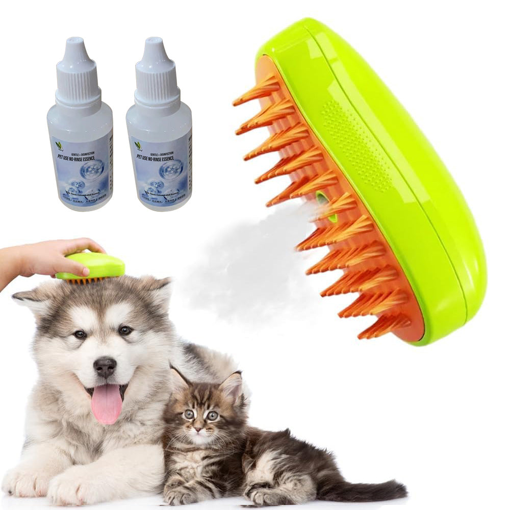 Cozyk™ Patented Exclusive Rechargeable Steam Pet Brush
