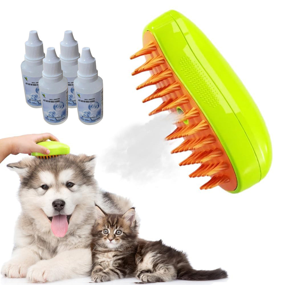 Cozyk™ Patented Exclusive Rechargeable Steam Pet Brush