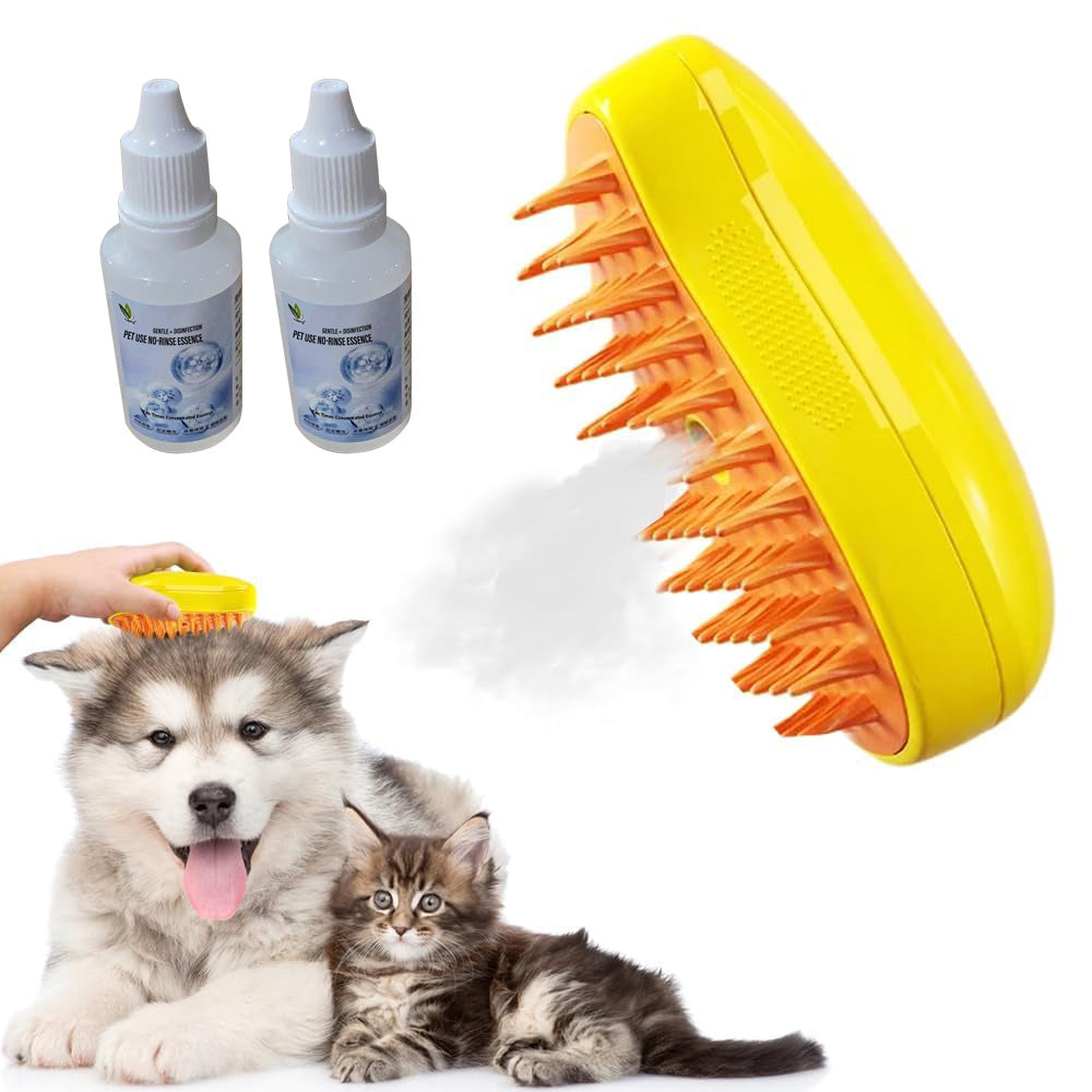 Cozyk™ Patented Exclusive Rechargeable Steam Pet Brush