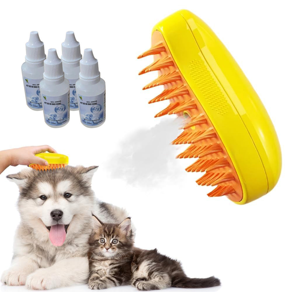 Cozyk™ Patented Exclusive Rechargeable Steam Pet Brush