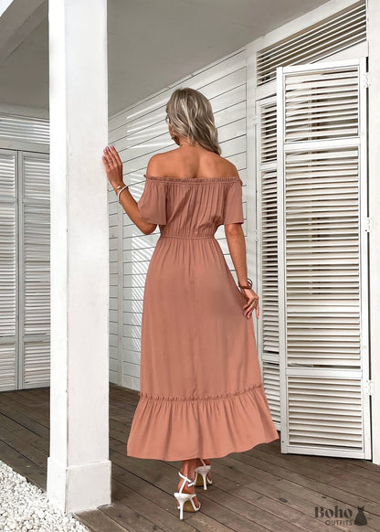 Boho Casual Midi Dress Hallie