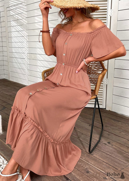 Boho Casual Midi Dress Hallie