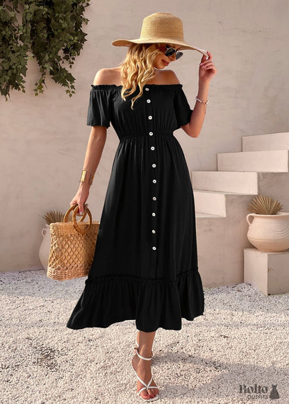 Boho Casual Midi Dress Hallie